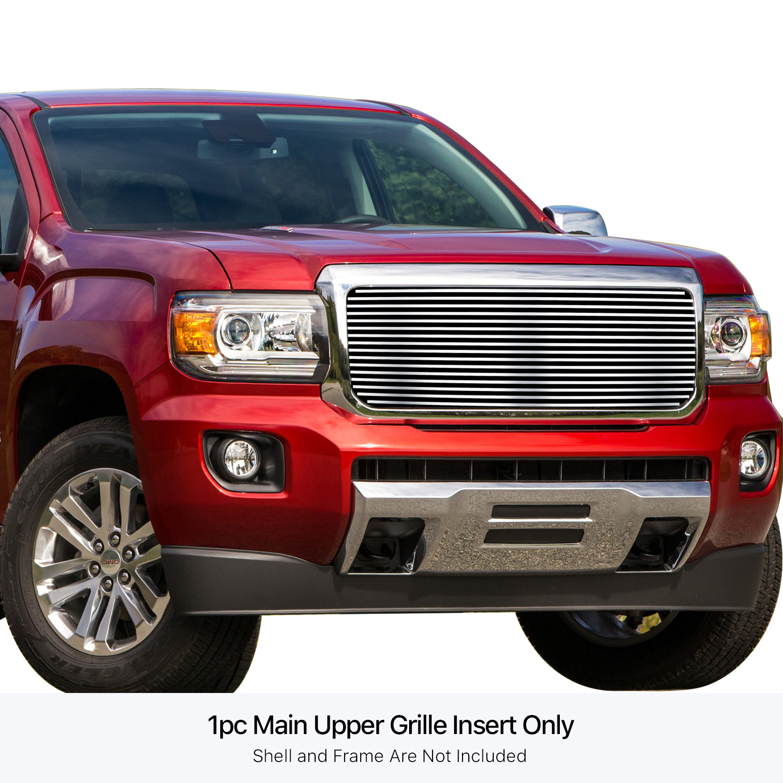 2015-2020 GMC Canyon MAIN UPPER Stainless Steel Billet Grille
