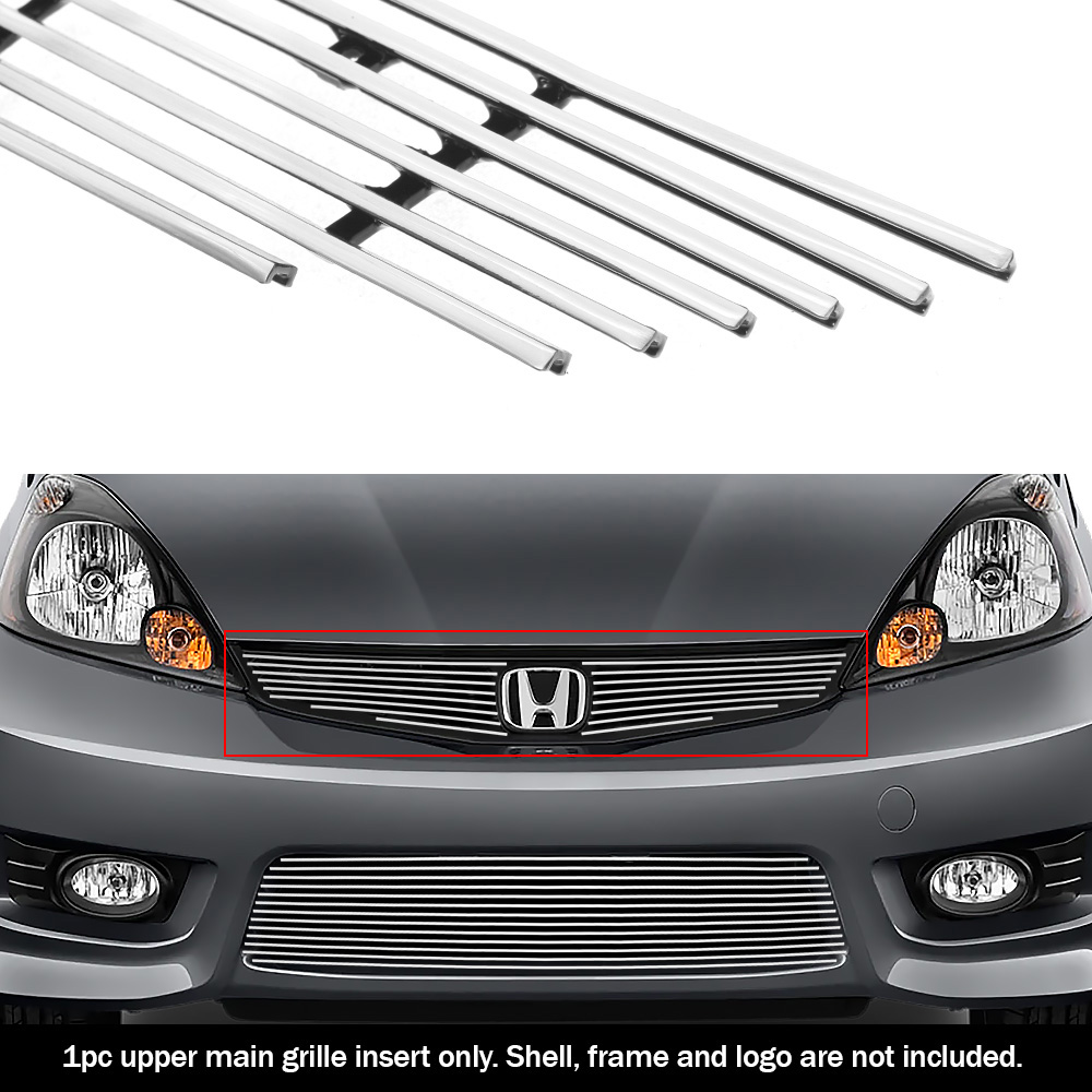 2012-2013 Honda Fit Sport With Logo Show MAIN UPPER Aluminum Billetuminum Billet Grille