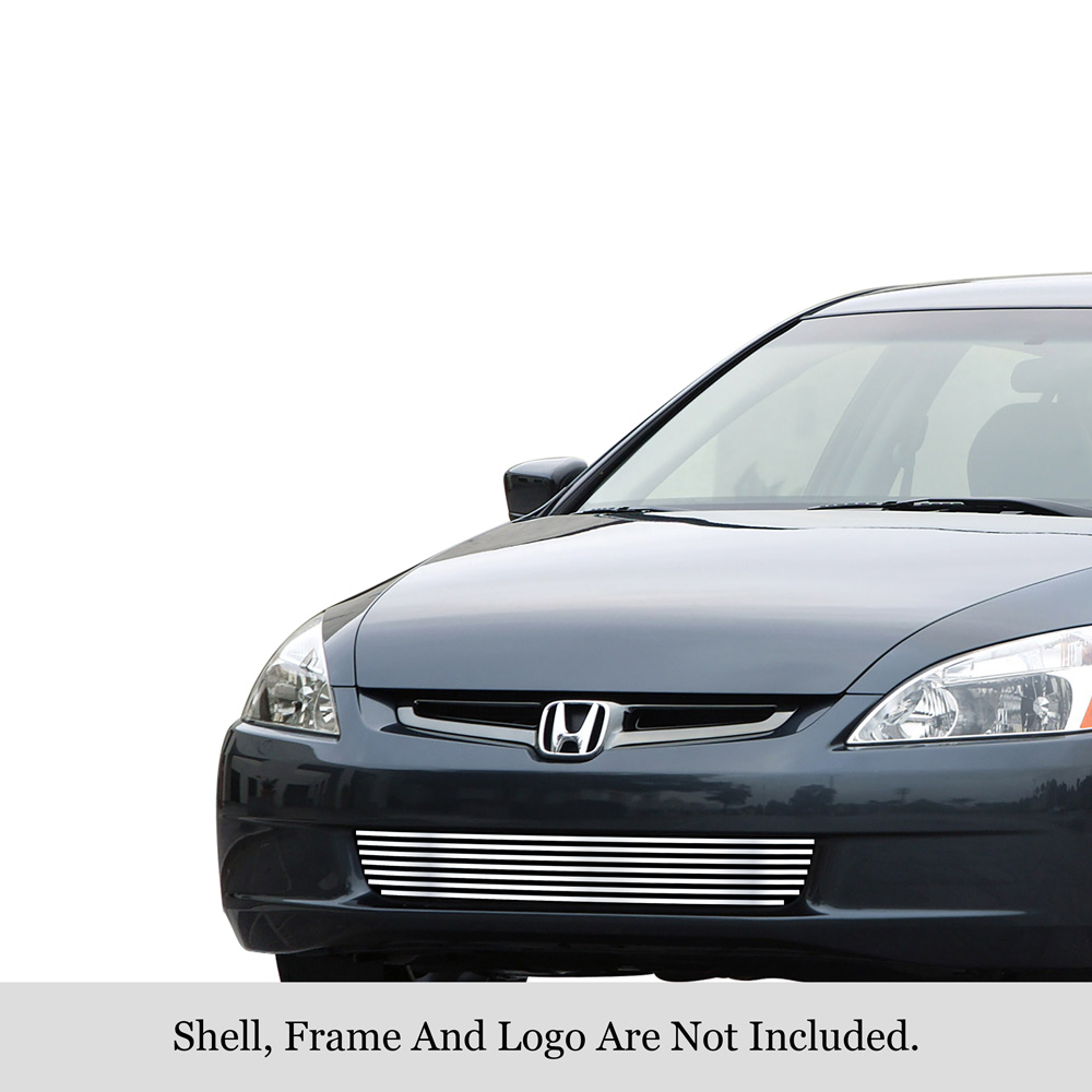 2003-2005 Honda Accord Sedan Without Fog Lights LOWER BUMPER Aluminum Billetuminum Billet Grille