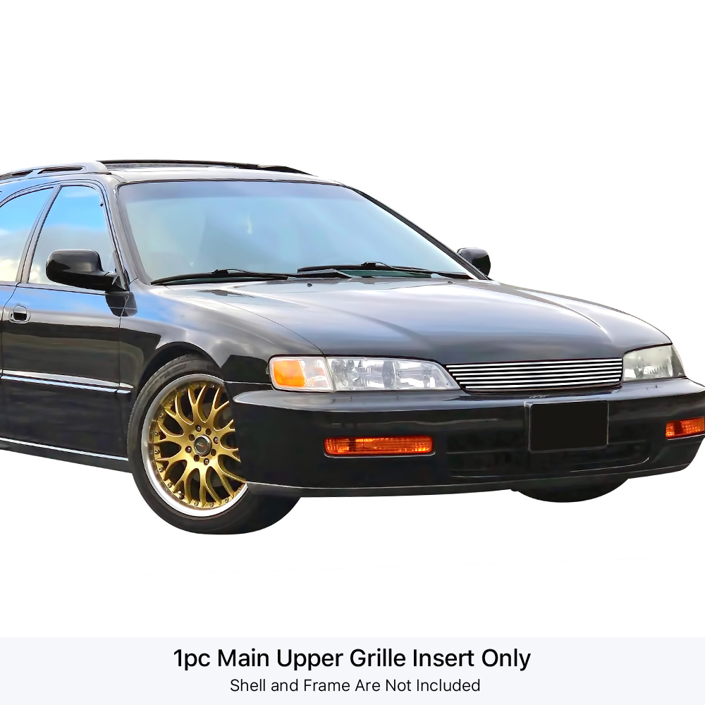 1994-1997 Honda Accord MAIN UPPER Stainless Steel Billet Grille
