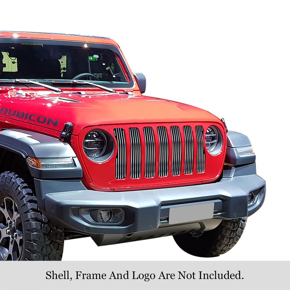 2018-2019 Jeep Wrangler JL (Not for JK) Main Upper Stainless Steel Billet Grille