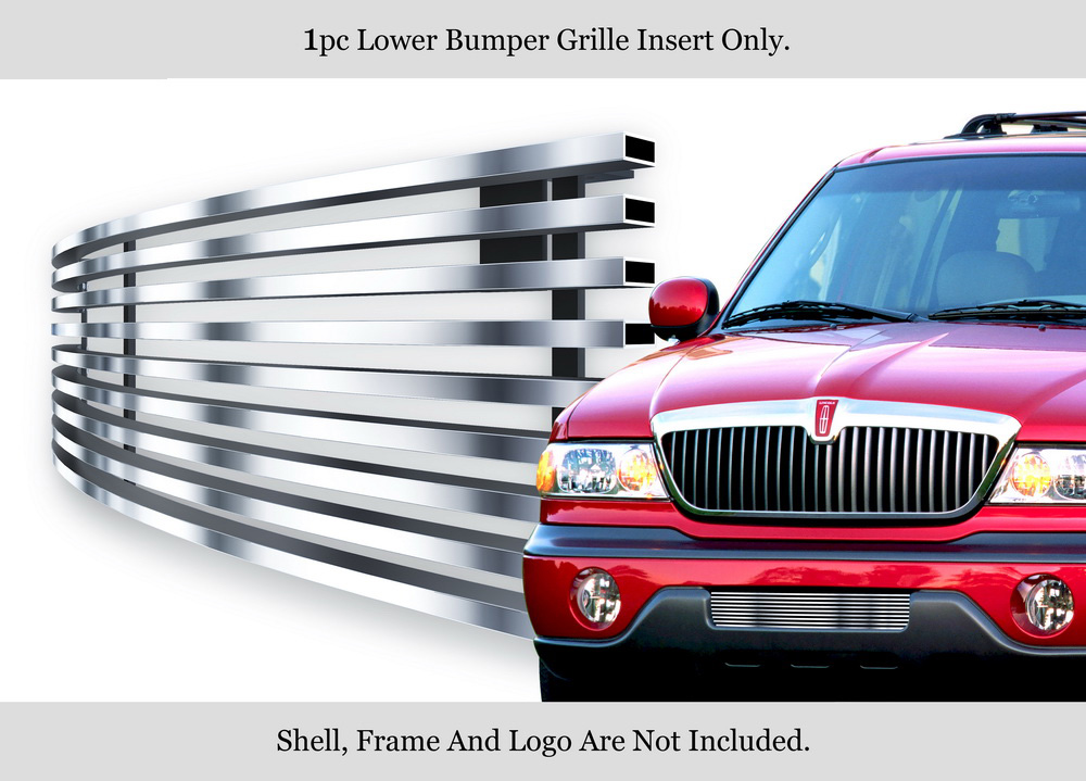 1998-2002 Lincoln Navigator LOWER BUMPER Stainless Steel Billet Grille