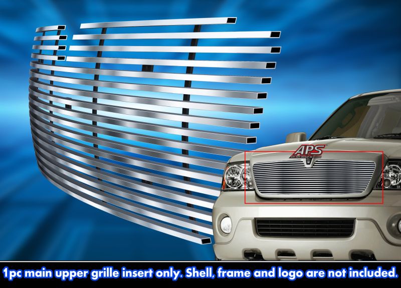 2003-2005 Lincoln Aviator MAIN UPPER Stainless Steel Billet Grille