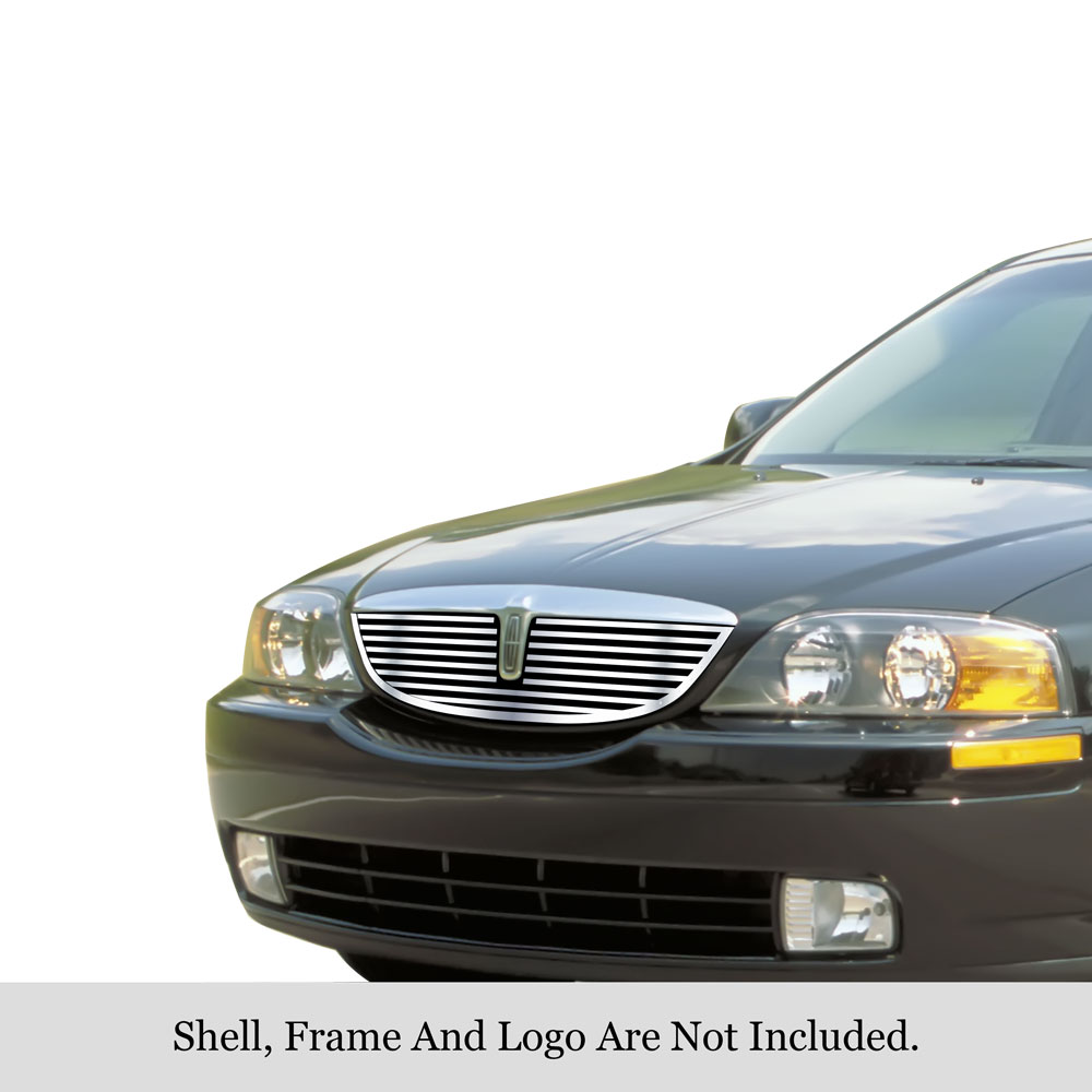 2000-2002 Lincoln LS W/Lower Billet Molding Main Upper Stainless Steel Billet Grille