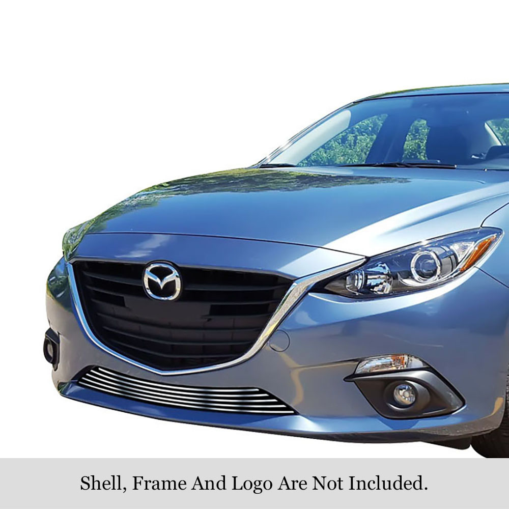 2014-2016 Mazda Mazda 3 LOWER BUMPER Stainless Steel Billet Grille