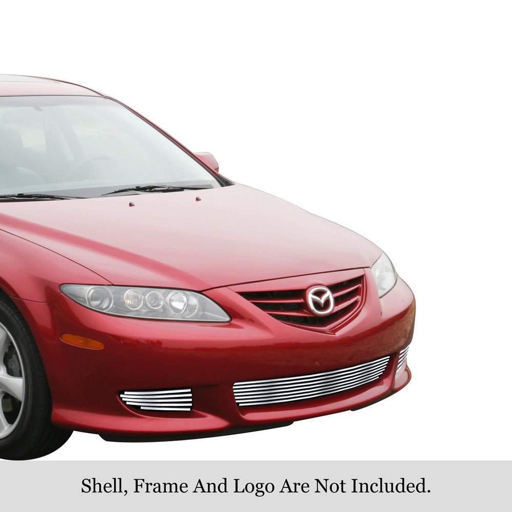 2003-2005 Mazda 6 Only for s Wagon/s Sport Wagon/i Sport Sedan Lower Bumper Stainless Steel Billet Grille