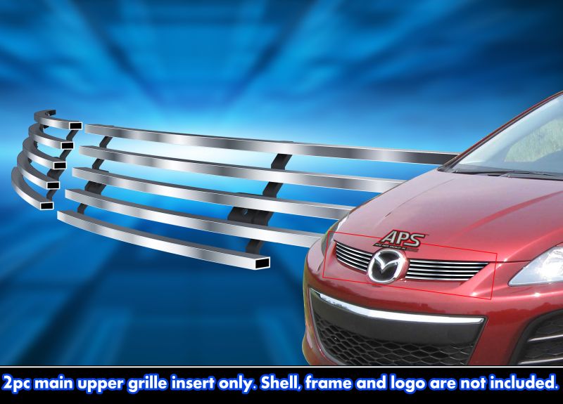 2010-2012 Mazda CX-7 MAIN UPPER Stainless Steel Billet Grille