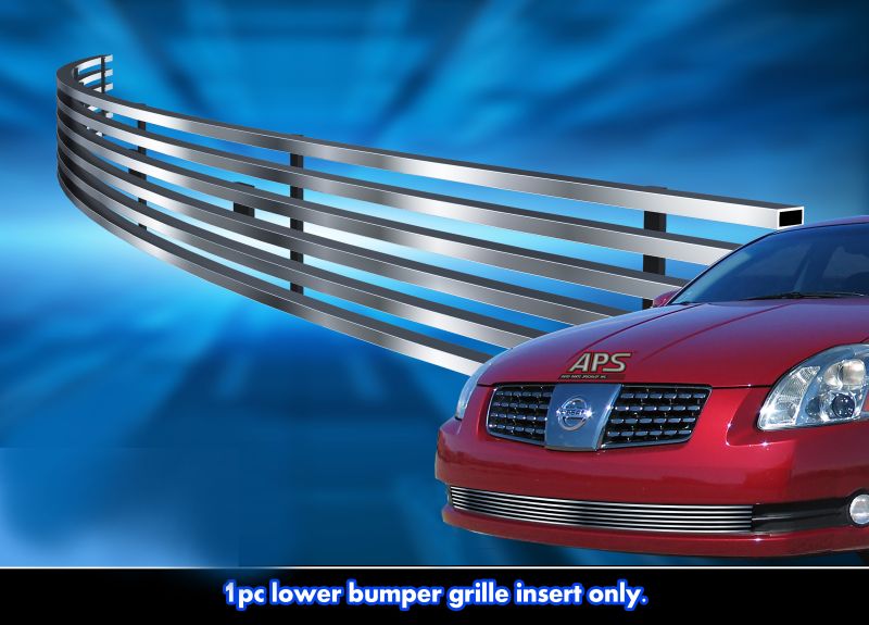 2005-2006 Nissan Maxima LOWER BUMPER Stainless Steel Billet Grille