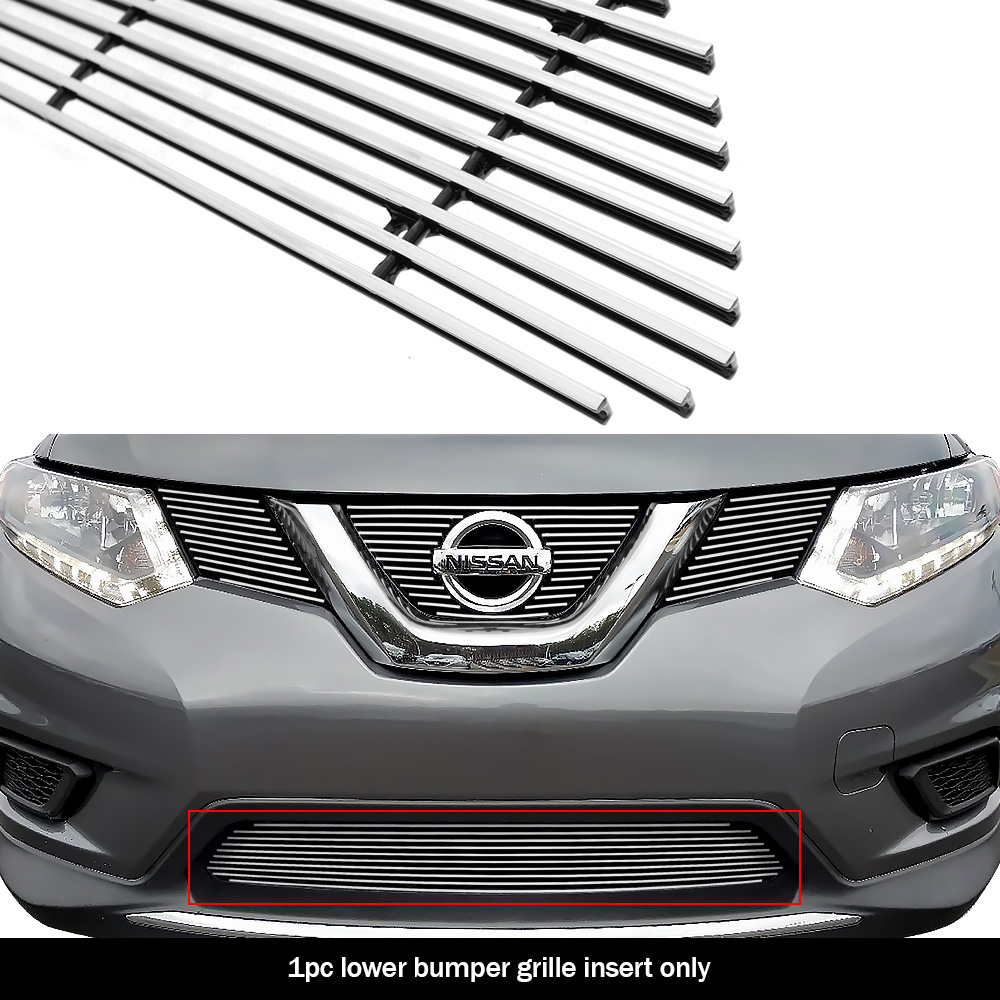 2014-2016 Nissan Rogue LOWER BUMPER Aluminum Billetuminum Billet Grille