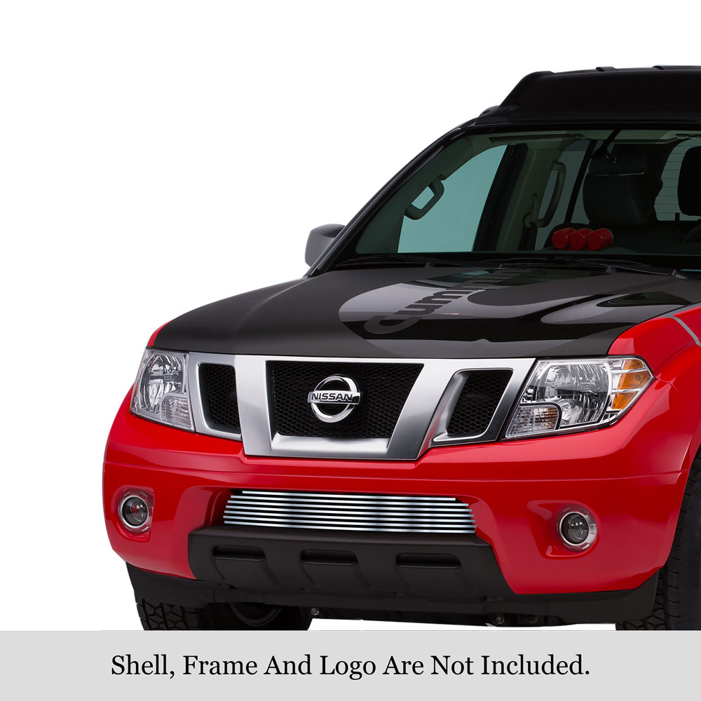2009-2021 Nissan Frontier Only With Painted/Plastic Bumper LOWER BUMPER Stainless Steel Billet Grille