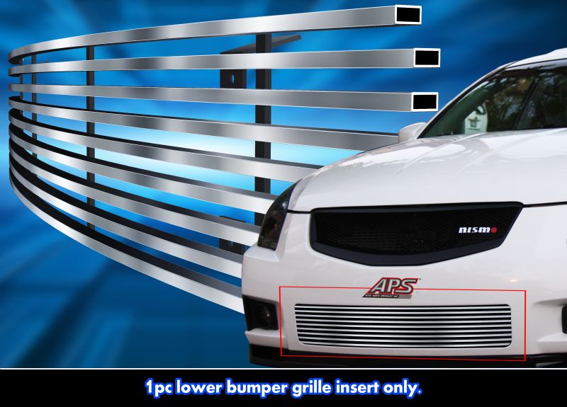 2007-2008 Nissan Maxima LOWER BUMPER Stainless Steel Billet Grille