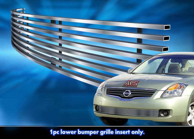 2007-2009 Nissan Altima Sedan LOWER BUMPER Stainless Steel Billet Grille