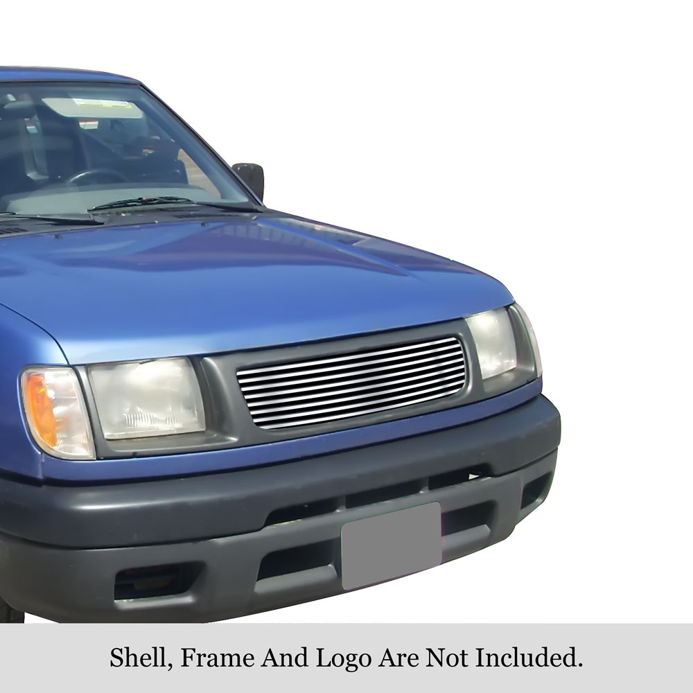 1998-2000 Nissan Frontier MAIN UPPER Stainless Steel Billet Grille