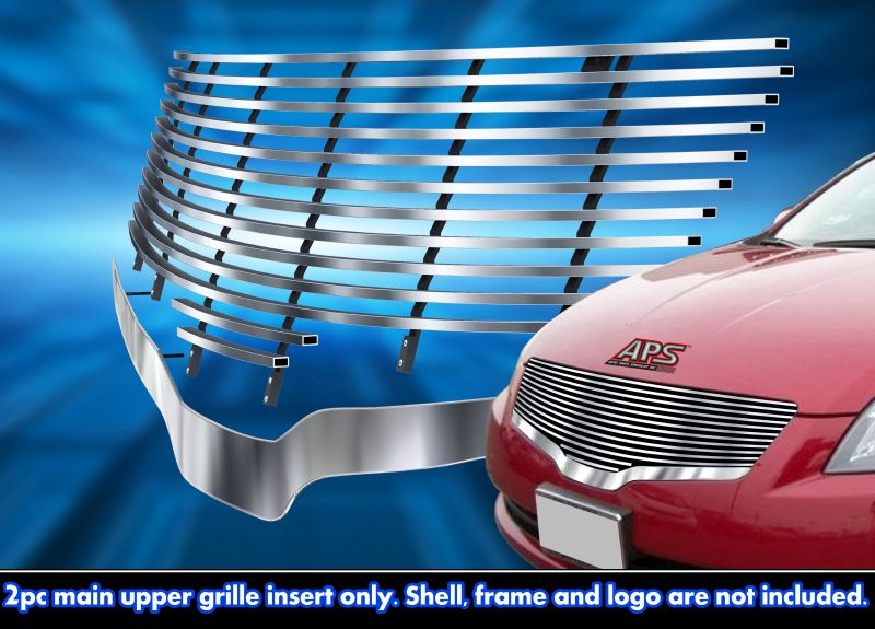 2007-2009 Nissan Altima Sedan MAIN UPPER Stainless Steel Billet Grille