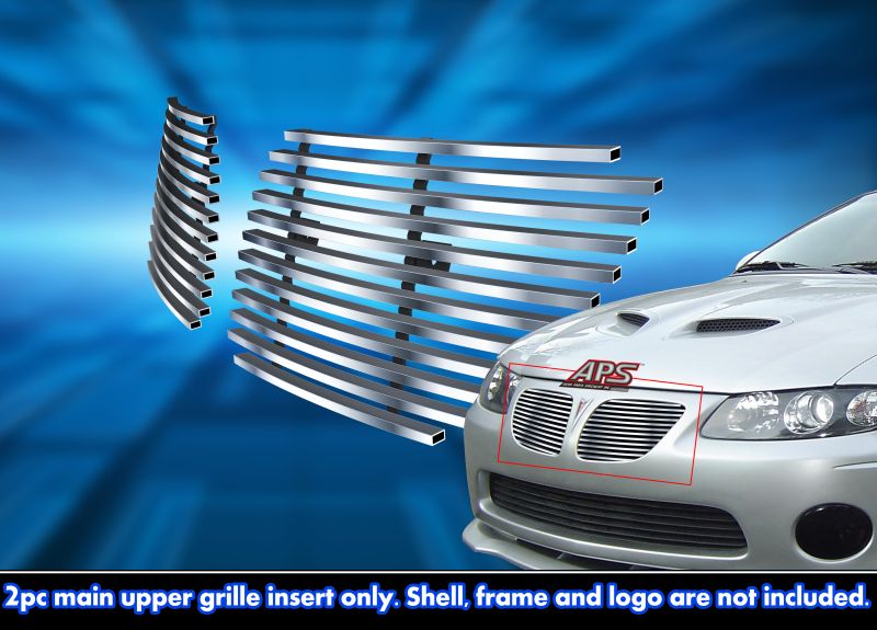 2004-2006 Pontiac GTO MAIN UPPER Stainless Steel Billet Grille