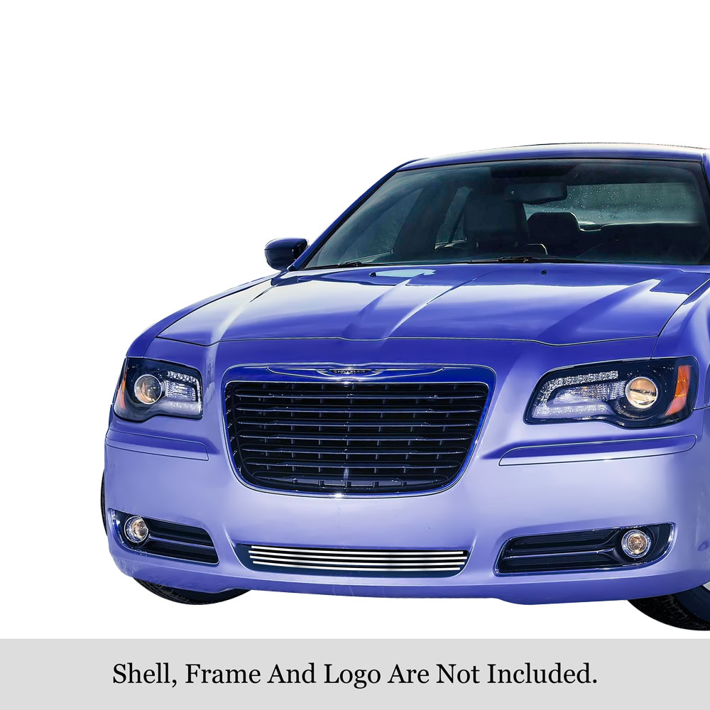 2011-2014 Chrysler 300 (Not For SRT8 And John Varvatos Limited Edition)/2011-2014 Chrysler 300C (Not For SRT8 And John Varvatos Limited Edition) LOWER BUMPER Stainless Steel Billet Grille