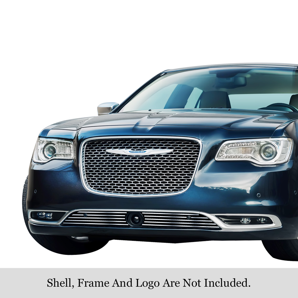 2015-2023 Chrysler 300C/300S With Adaptive Cruise Control LOWER BUMPER Stainless Steel Billet Grille