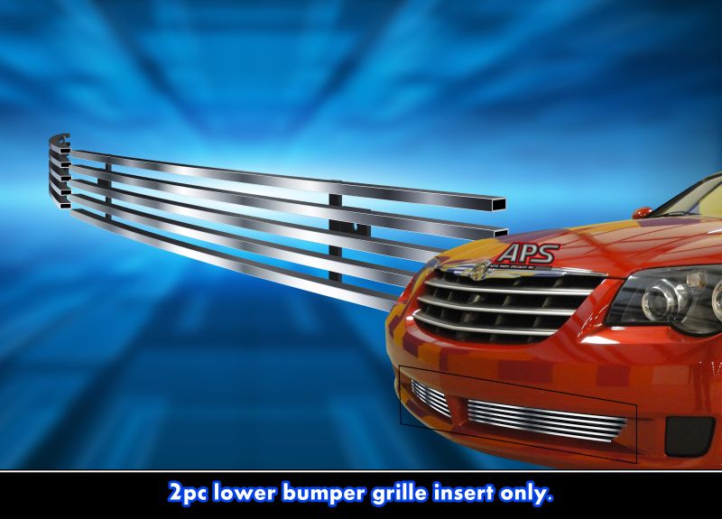 2004-2008 Chrysler Crossfire LOWER BUMPER Stainless Steel Billet Grille