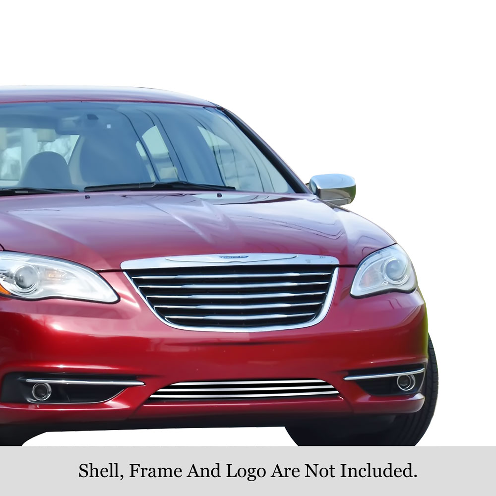 2011-2014 Chrysler 200 LOWER BUMPER Stainless Steel Billet Grille