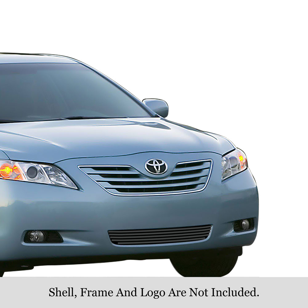 2007-2009 Toyota Camry Not For SE Lower Bumper Black Stainless Steel Billet Grille