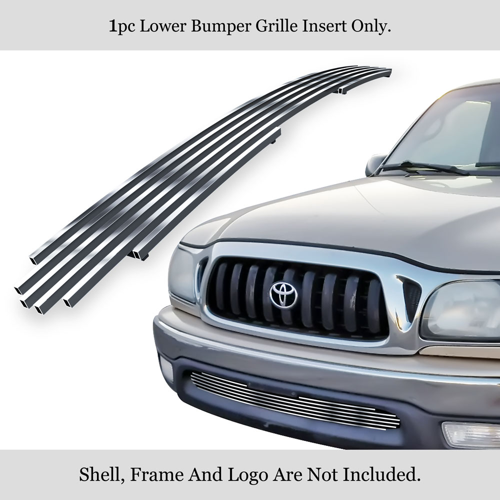 2001-2004 Toyota Tacoma 2WD/ Not for Prerunner LOWER BUMPER Stainless Steel Billet Grille