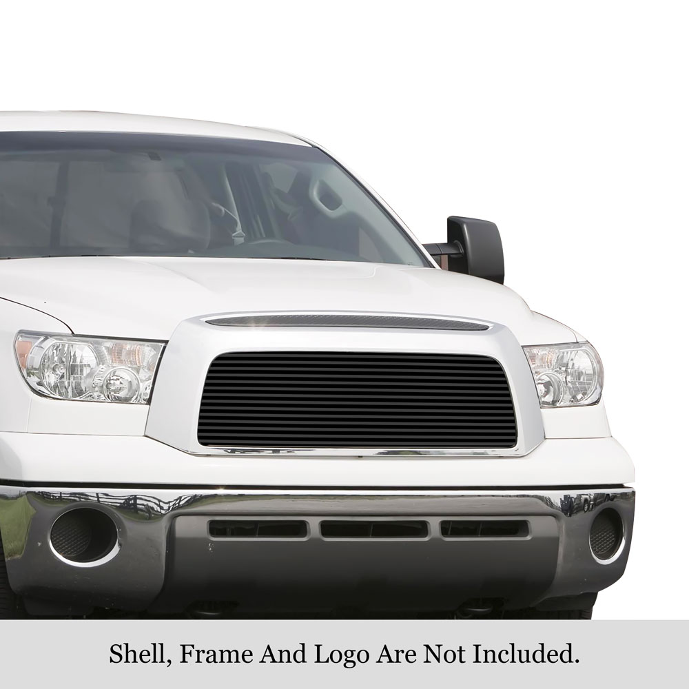 2007-2009 Toyota Tundra Main Upper Black Stainless Steel Billet Grille