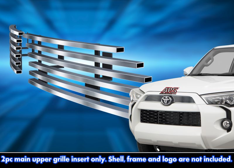 2014-2019 Toyota 4Runner Not For Limited Edition MAIN UPPER Stainless Steel Billet Grille