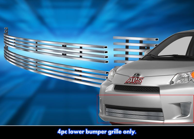 2007-2013 Scion XD LOWER BUMPER Stainless Steel Billet Grille
