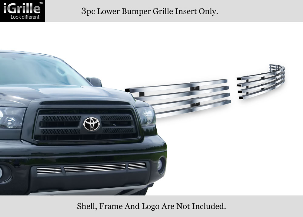 2010-2013 Toyota Tundra LOWER BUMPER Stainless Steel Billet Grille