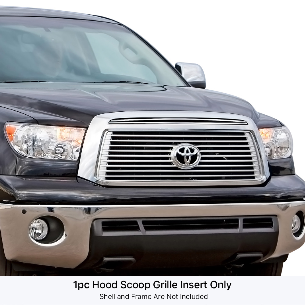 2010-2013 Toyota Tundra Hood Scoop HOOD SCOOP Stainless Steel Billet Grille