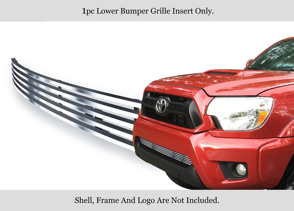 2012-2015 Toyota   Tacoma (Not For X-Runner) LOWER BUMPER Stainless Steel Billet Grille