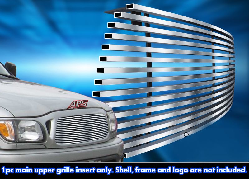 2001-2004 Toyota Tacoma Center Section Only MAIN UPPER Stainless Steel Billet Grille