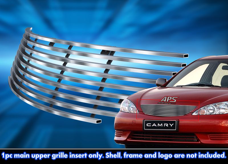 2002-2006 Toyota Camry MAIN UPPER Stainless Steel Billet Grille