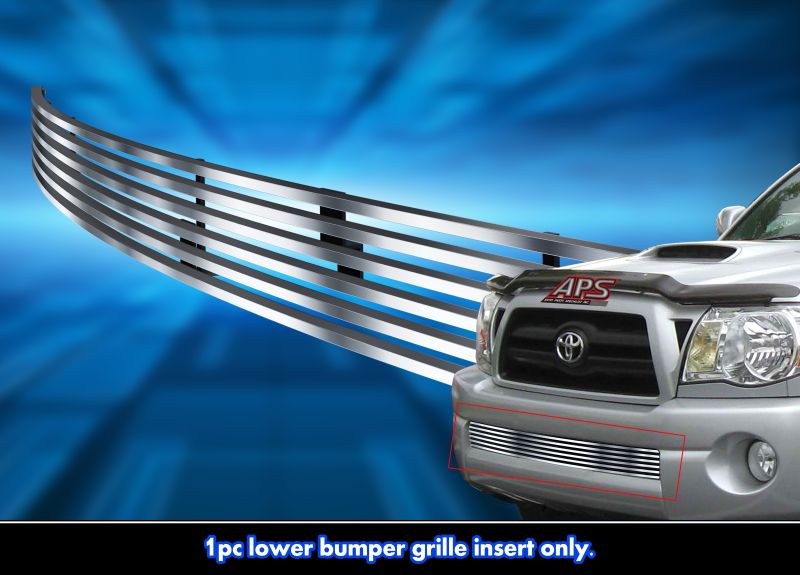 2005-2011 Toyota Tacoma LOWER BUMPER Stainless Steel Billet Grille