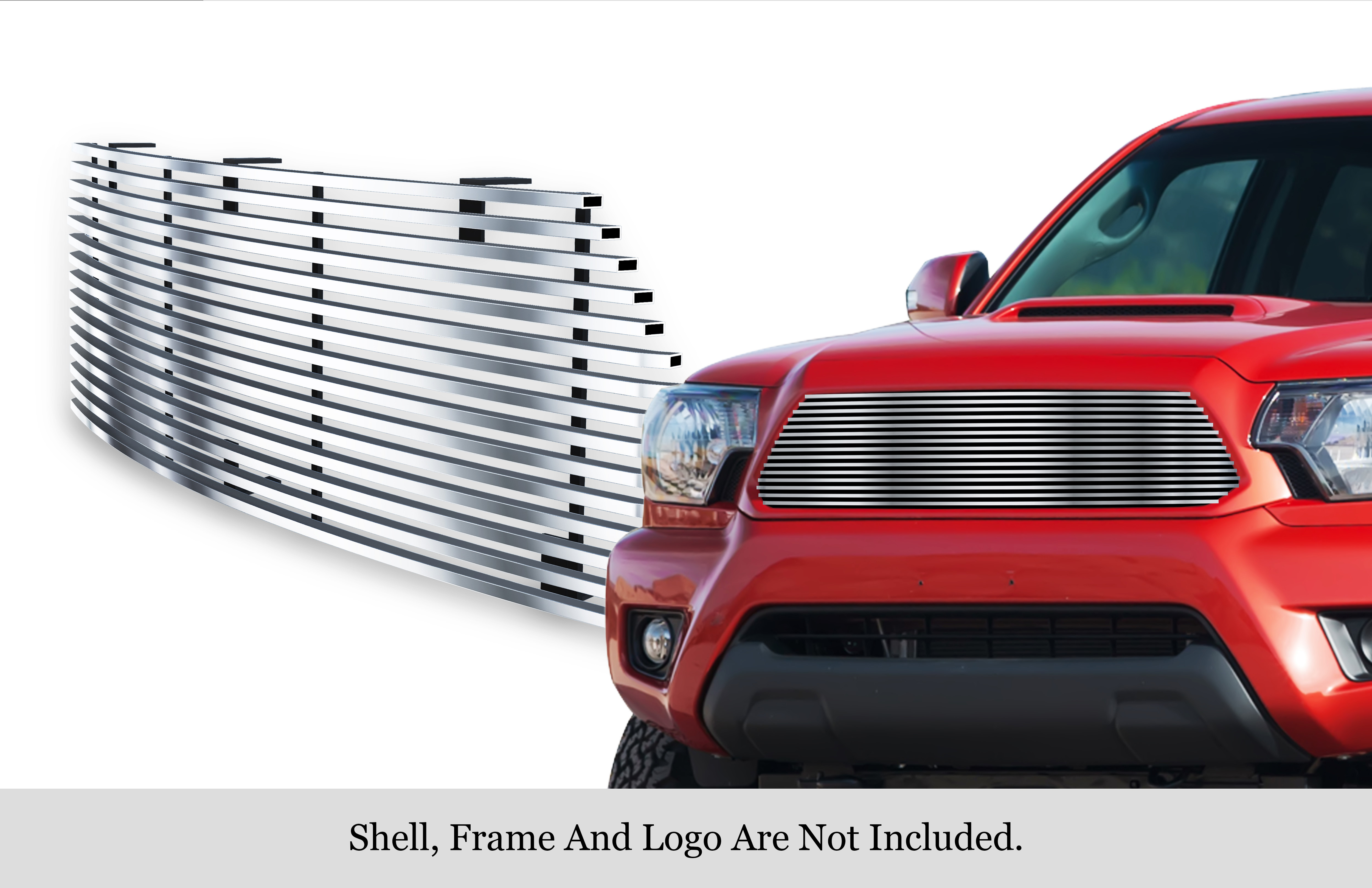 2012-2015 Toyota   Tacoma MAIN UPPER Stainless Steel Billet Grille