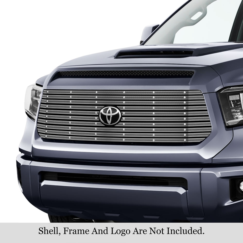 2018-2019 Toyota Tundra with front sensor TSS Main Upper Aluminum Billet Wide Grille