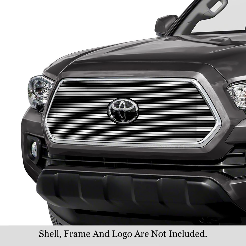 2018-2019 Toyota Tacoma with front sensor TSS Main Upper Rugged Billet Grille