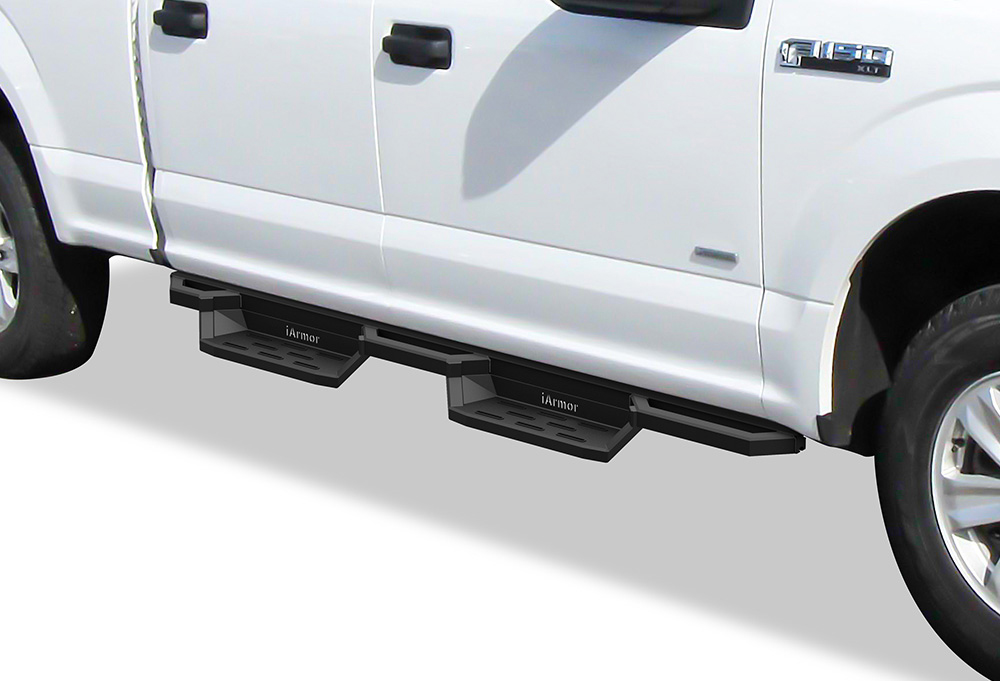 2015-2023 Ford F-150 Super Crew Cab (Excl. 2022-2023 F-150 Lighting EV) 2017-2022 Ford F-250/F-350/F-450/F-550 Super Duty Crew Cab  Side Armor ST