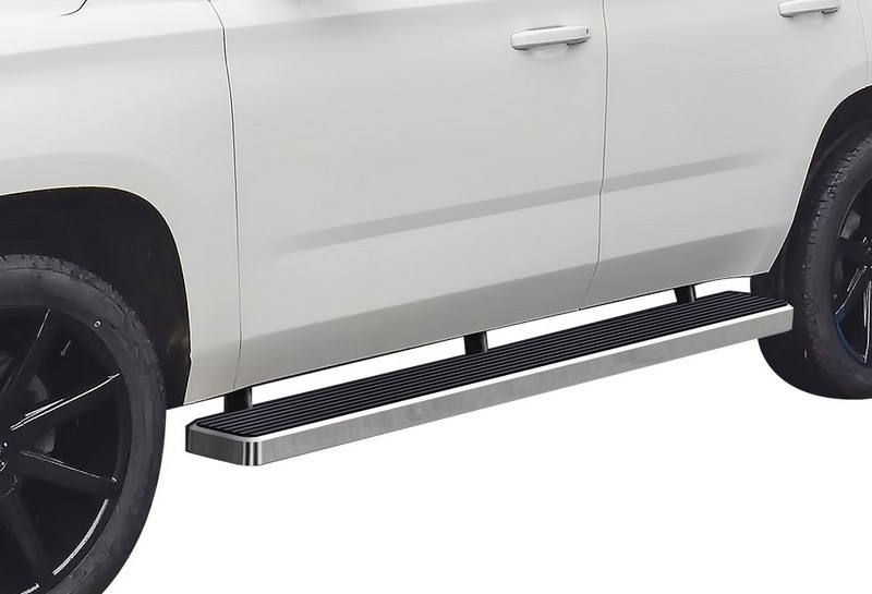 2000-2020 Chevy Tahoe (Excl. 04-07 "Z71" and any model with lower body cladding) 2000-2020 GMC Yukon 1500 (Excl. Yukon XL or Z71 or Denali model) Both Sides iStep 6 Inch Stainless Steel