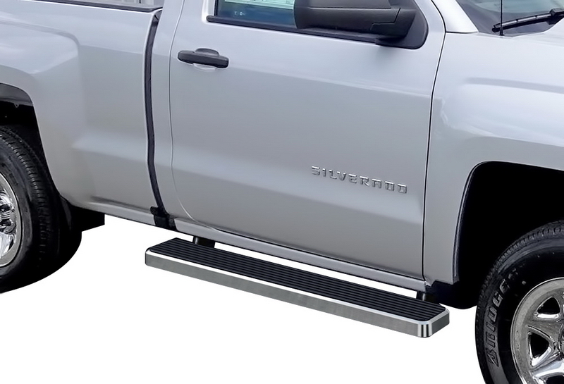 1999-2016 Chevy/GMC Silverado/Sierra 1500/2500/3500 Regular Cab (Excl. C/K Classic Body Style) Both Sides iStep 6 Inch Stainless Steel