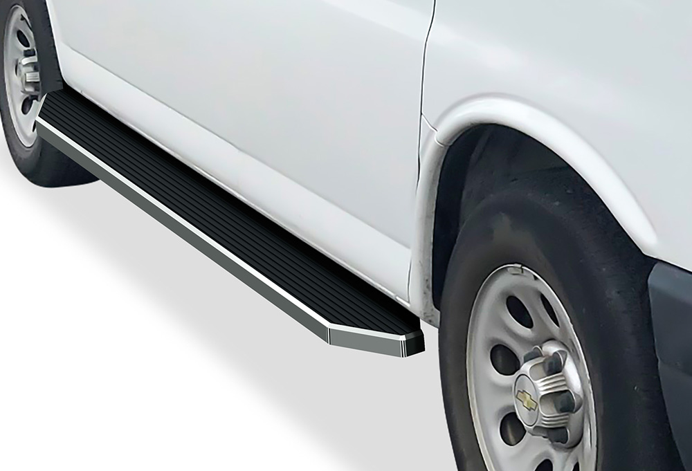 2003-2024 Chevy Express/GMC Savana 1500/2500/3500 Van (Full Size) |For 3-Door Models Only Both Sides Running Board-H Series