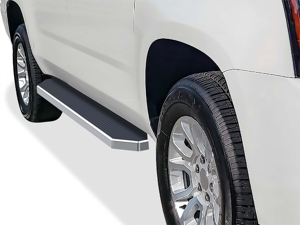 2005- 2020 Chevy Suburban (Excl. Z71 & Hybrid)  2005- 2020 GMC Yukon XL (Excl. Z71 & Hybrid)  2003-2013 Chevy Avalanche (Without Cladding) Both Sides Running Board-H Series