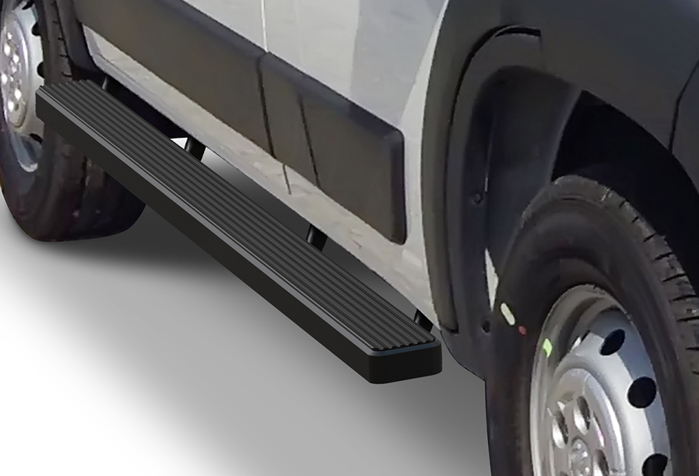 2014-2024 Dodge Promaster Van 118" Wheel Base (Full Size) For 3-Door Models Only Both Sides iStep 5 Inch Van Stainless Steel