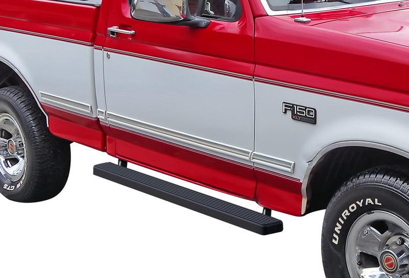1980-1996 Ford F-150 Regular Cab (Incl. 97 Only HD Model) 1980-1996 Ford Bronco Full Size (Will not fit Lightning or w/ Snow plow prep package Models)  iStep 4 Inch