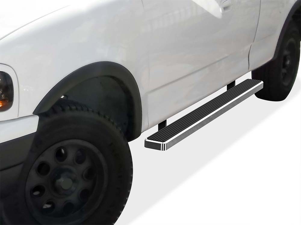 1999-2003 Ford F-150/F-250LD Super Cab 4Dr. (Incl. 04 Heritage Model) Both Sides iStep 5 Inch Stainless Steel