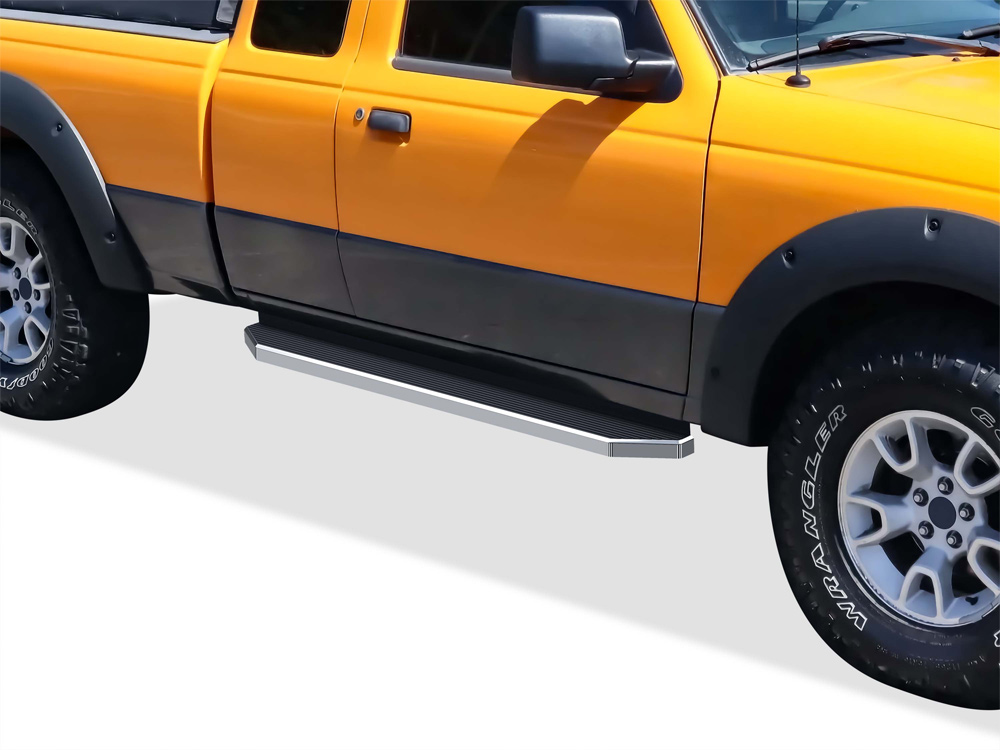 1998-2011 Ford Ranger Super Cab 2-Door *Requires some drilling  1998-2011 Ford Ranger "EDGE" Super Cab 2-Door *Requires some drilling  1998-2011 Mazda B-Series Super Cab 2-Door Both Sides Running Board-H Series