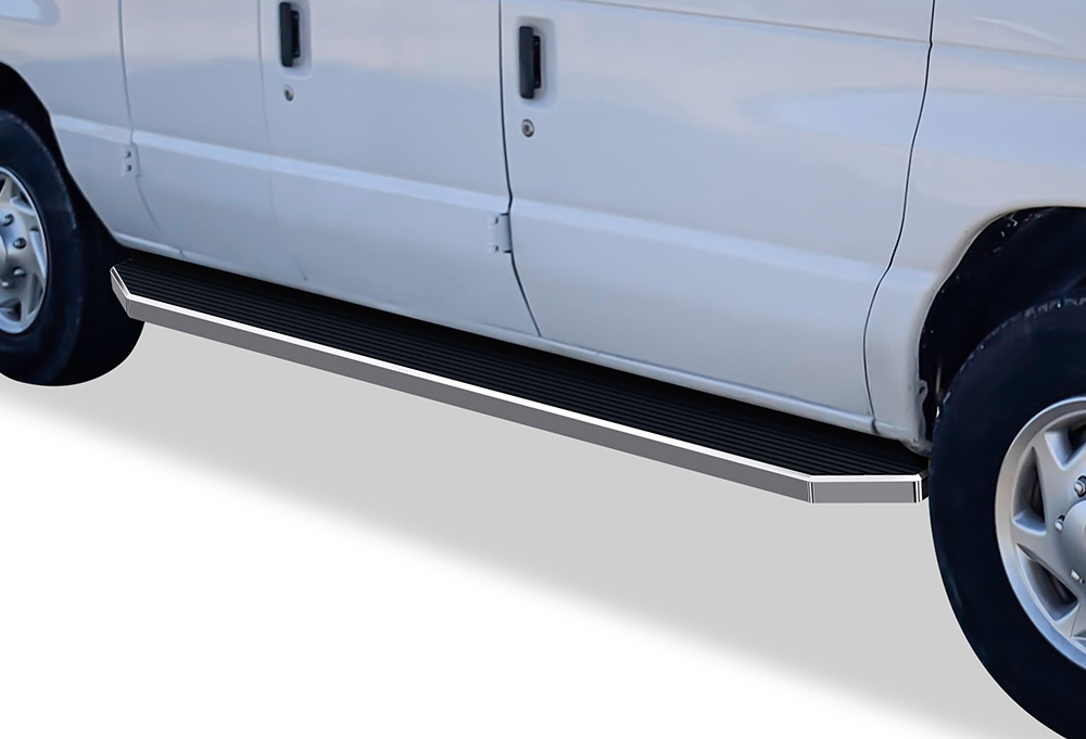 1999-2014 Ford Econoline Van (Full Size) For 3 Door Models Only Both Sides Running Board-H Series