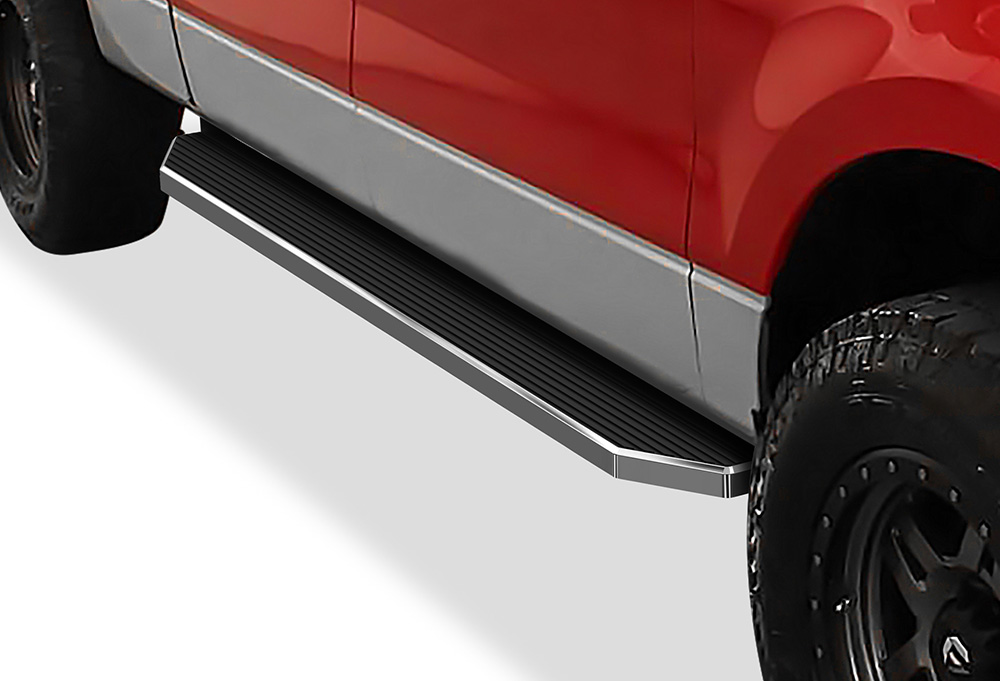 2004-2008 Ford F-150 SuperCrew Cab (Excl. 04 Heritage Edition) Both Sides Running Board-H Series