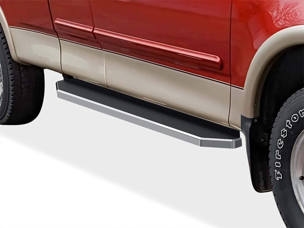 1999-2003 Ford F-150/F-250LD Super Cab (Incl. 2004 Heritage) Both Sides Running Board-H Series