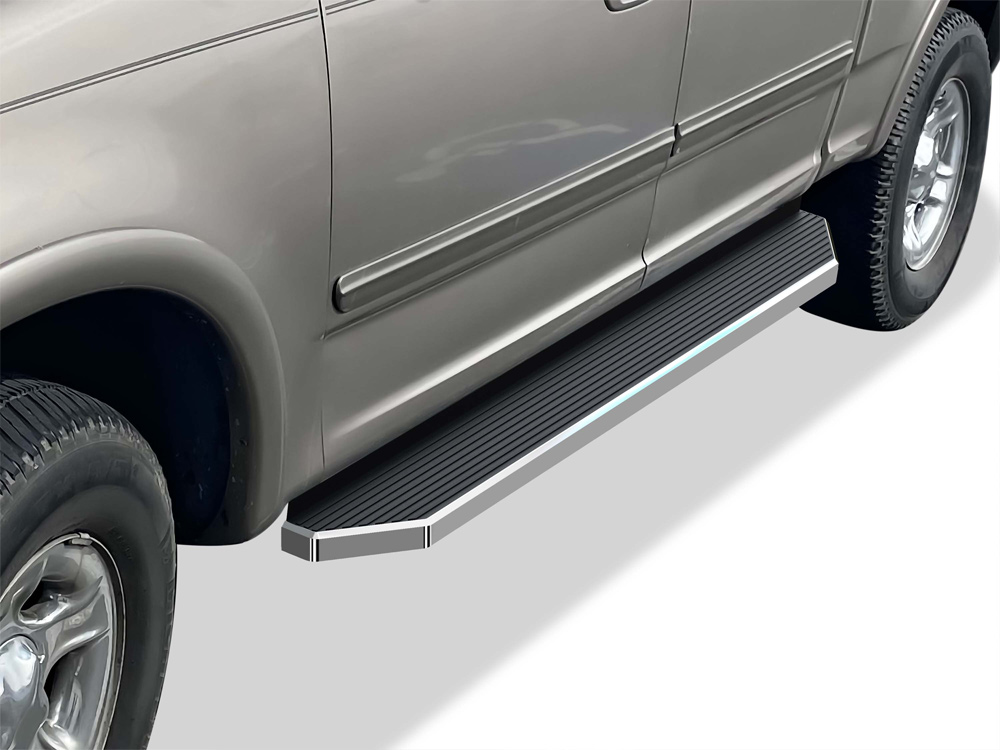 2001-2003 Ford F-150 SuperCrew Cab 4-Door (Incl. 2004 Heritage Model) Both Sides Running Board-H Series